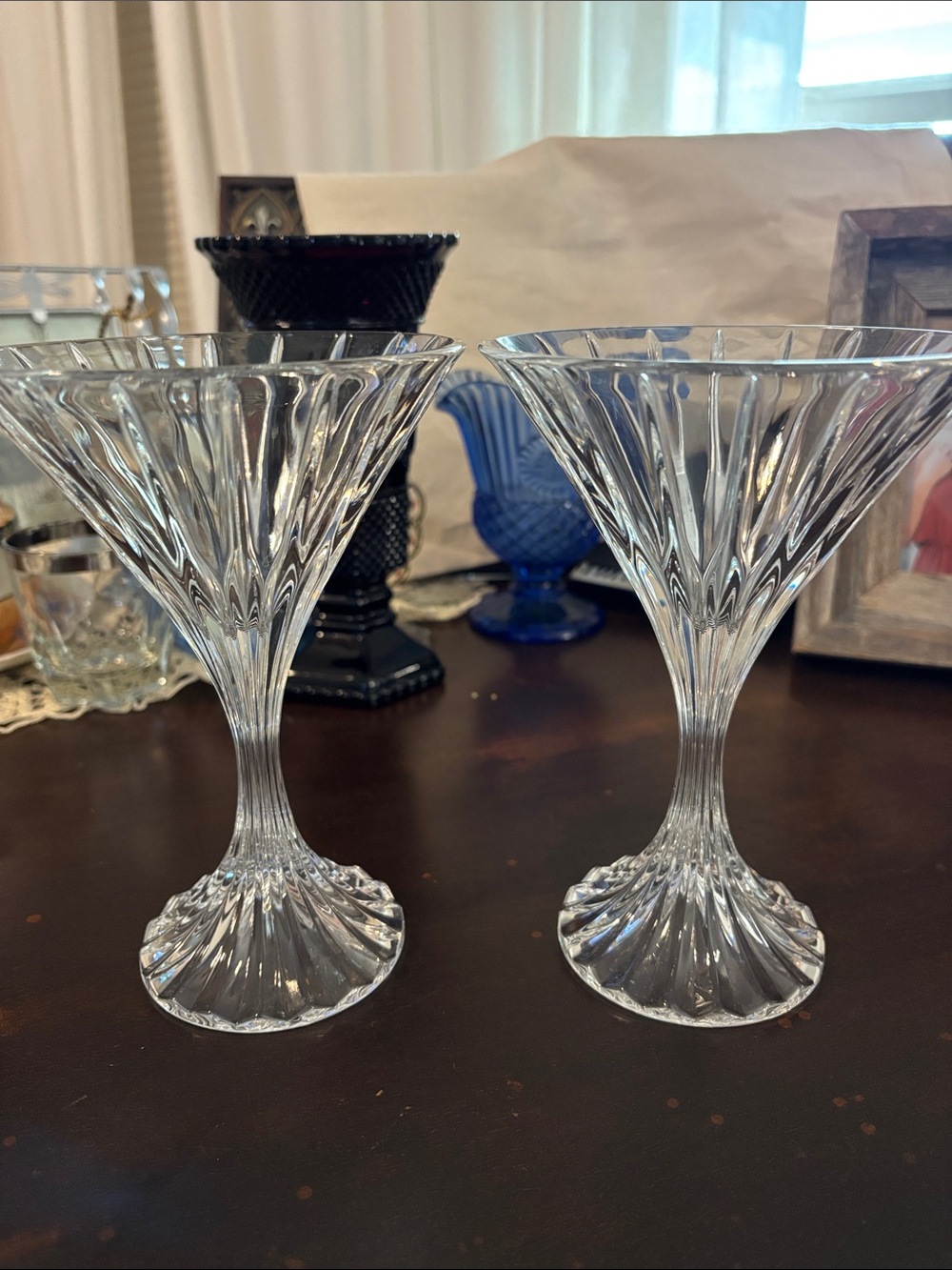 Mikasa Park Lane Martini Glasses - Clear (Set of 2)